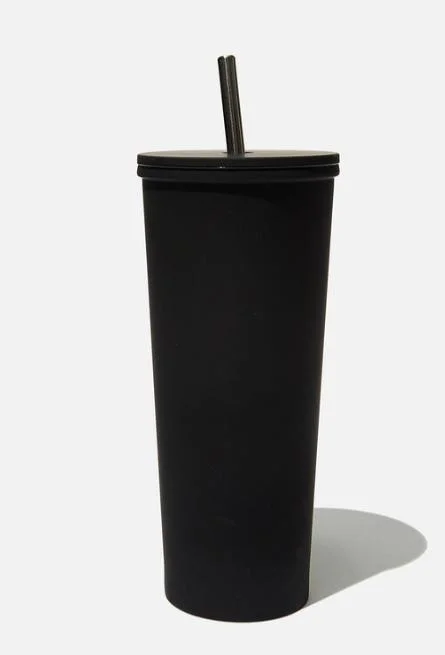 20oz Double Wall Travel Mug with Straw